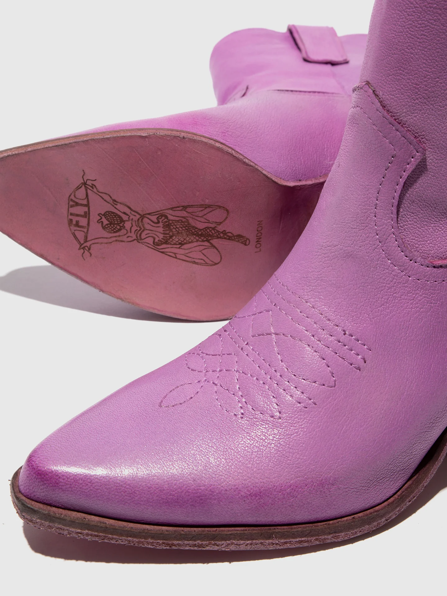 Cowboy Ankle Boots WOFY093FLY VIOLET - Image 4