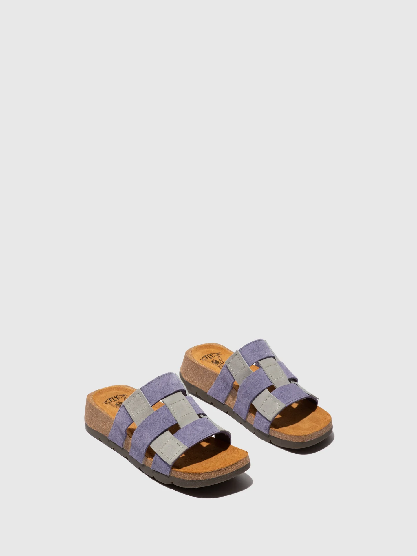 Slip-on Mules CAXE061FLY VIOLET/LIGHT GREY - Image 2