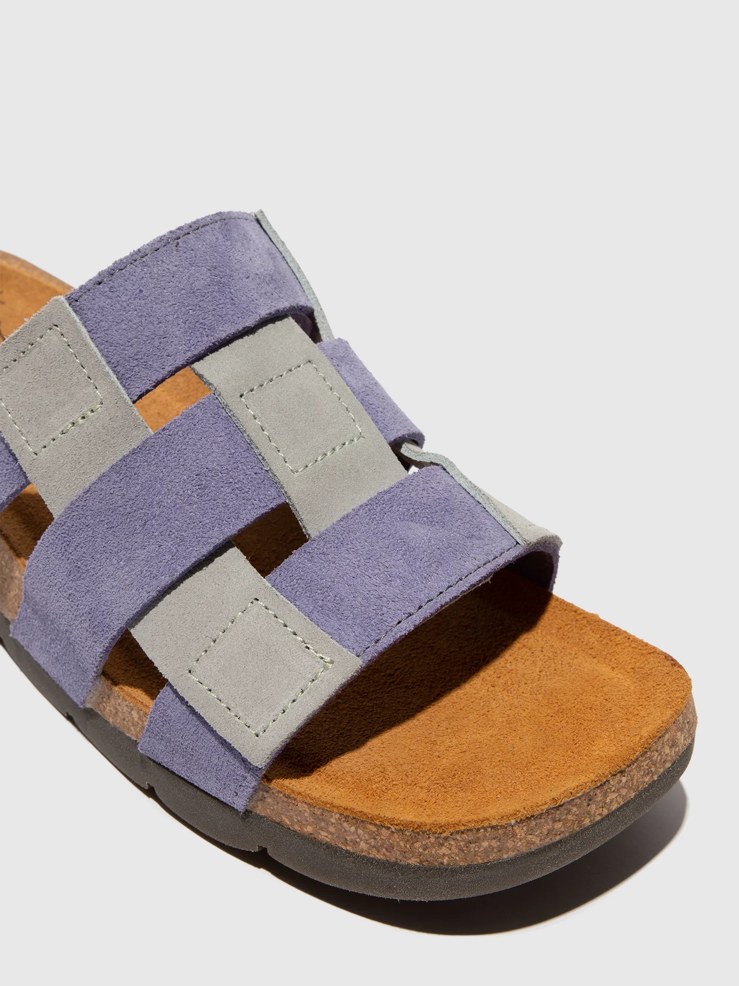 Slip-on Mules CAXE061FLY VIOLET/LIGHT GREY - Image 4