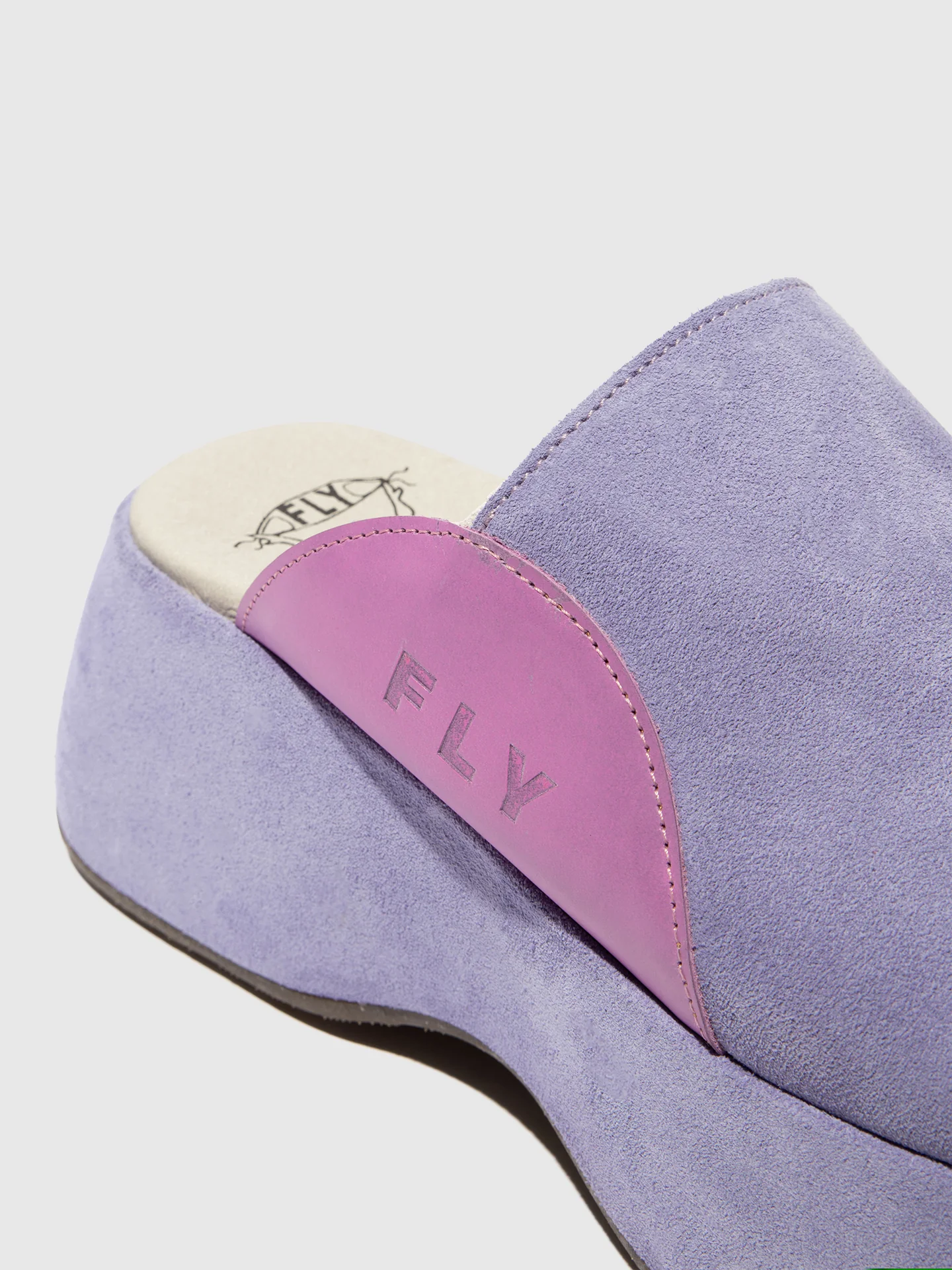 Slip-on Mules BEZI078FLY VIOLET/VIOLET - Image 4