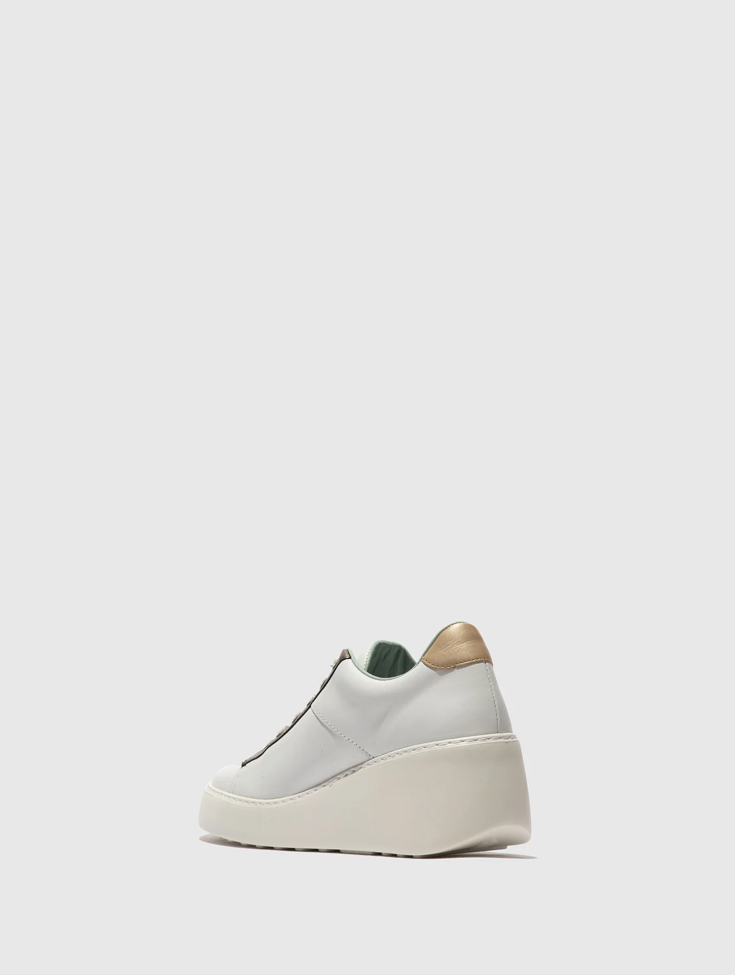 Lace-up Trainers DELF580FLY WHITE/BRONZE GRAPHITE/GOLD - Image 3