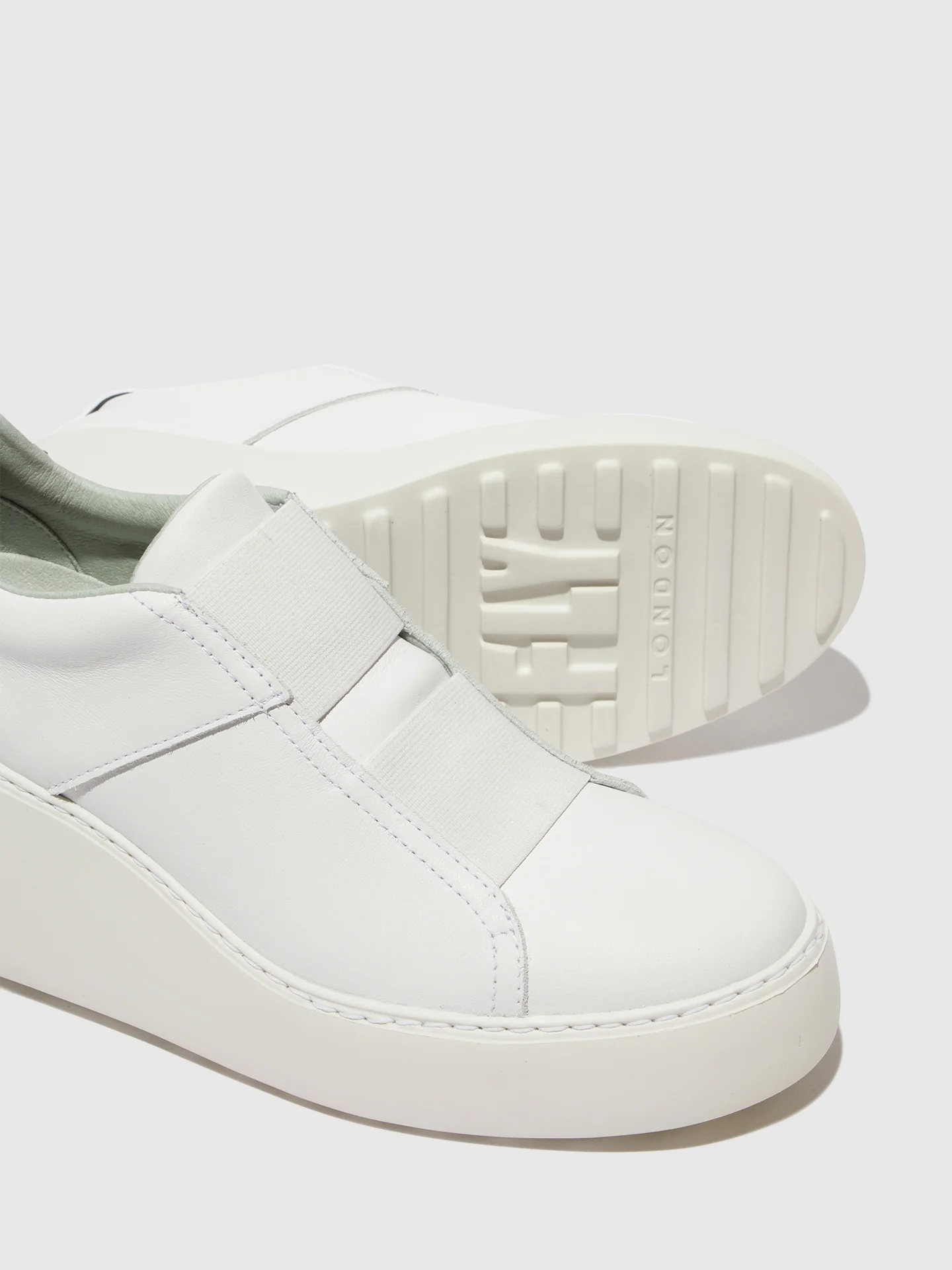 Elasticated Trainers DITO581FLY WHITE - Image 4