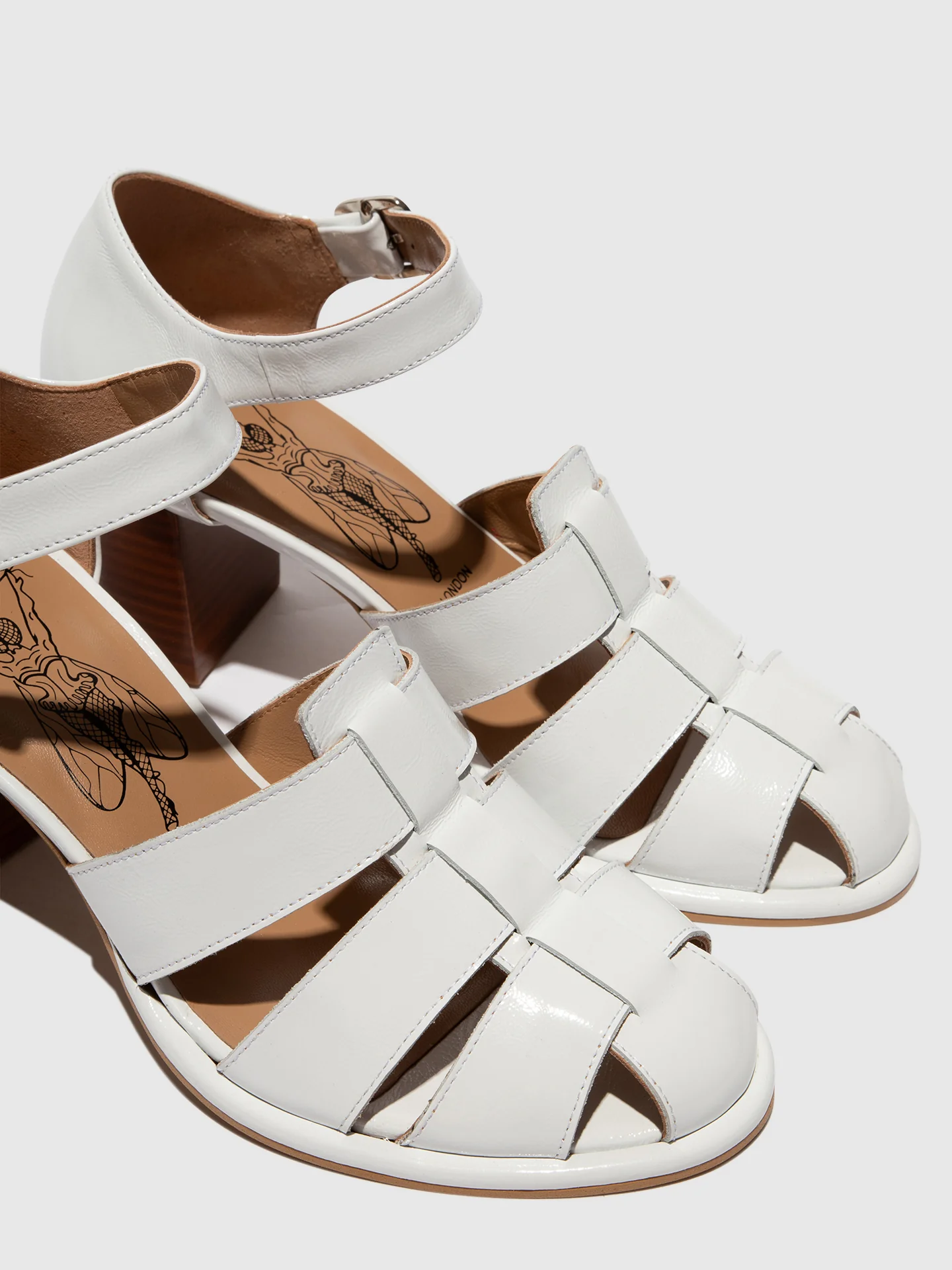 Heel Sandals MARG261FLY WHITE - Image 4