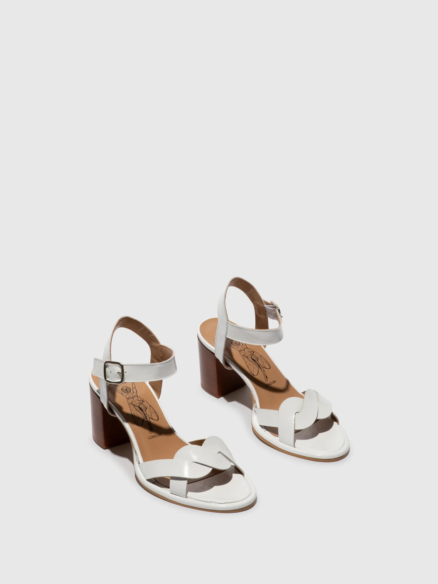 Heel Sandals MOJI263FLY WHITE - Image 2