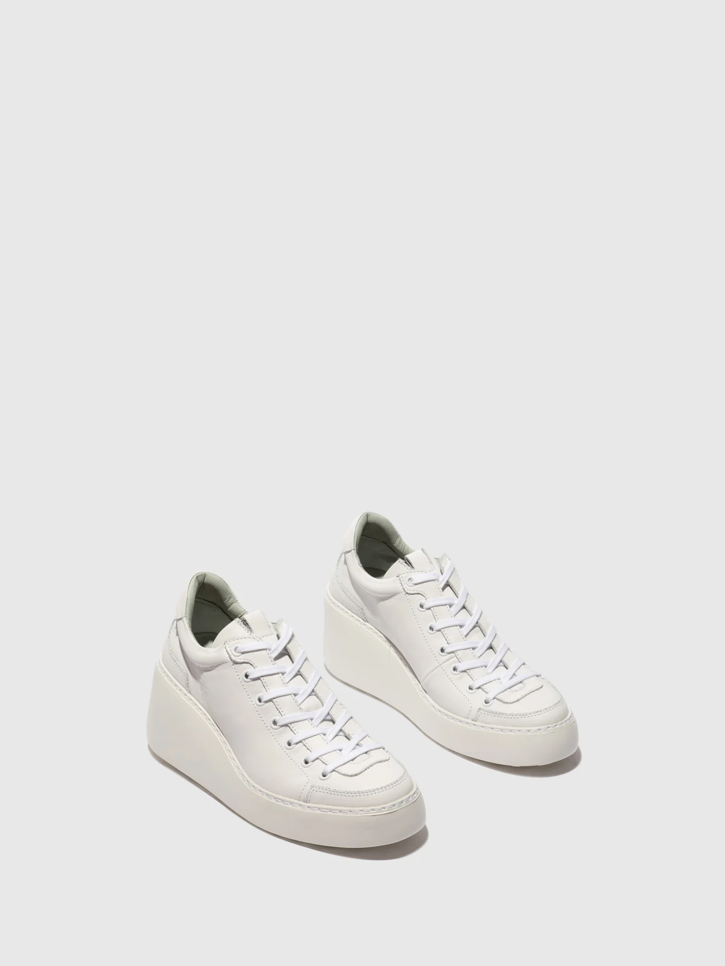 Lace-up Trainers DUFY671FLY WHITE - Image 2