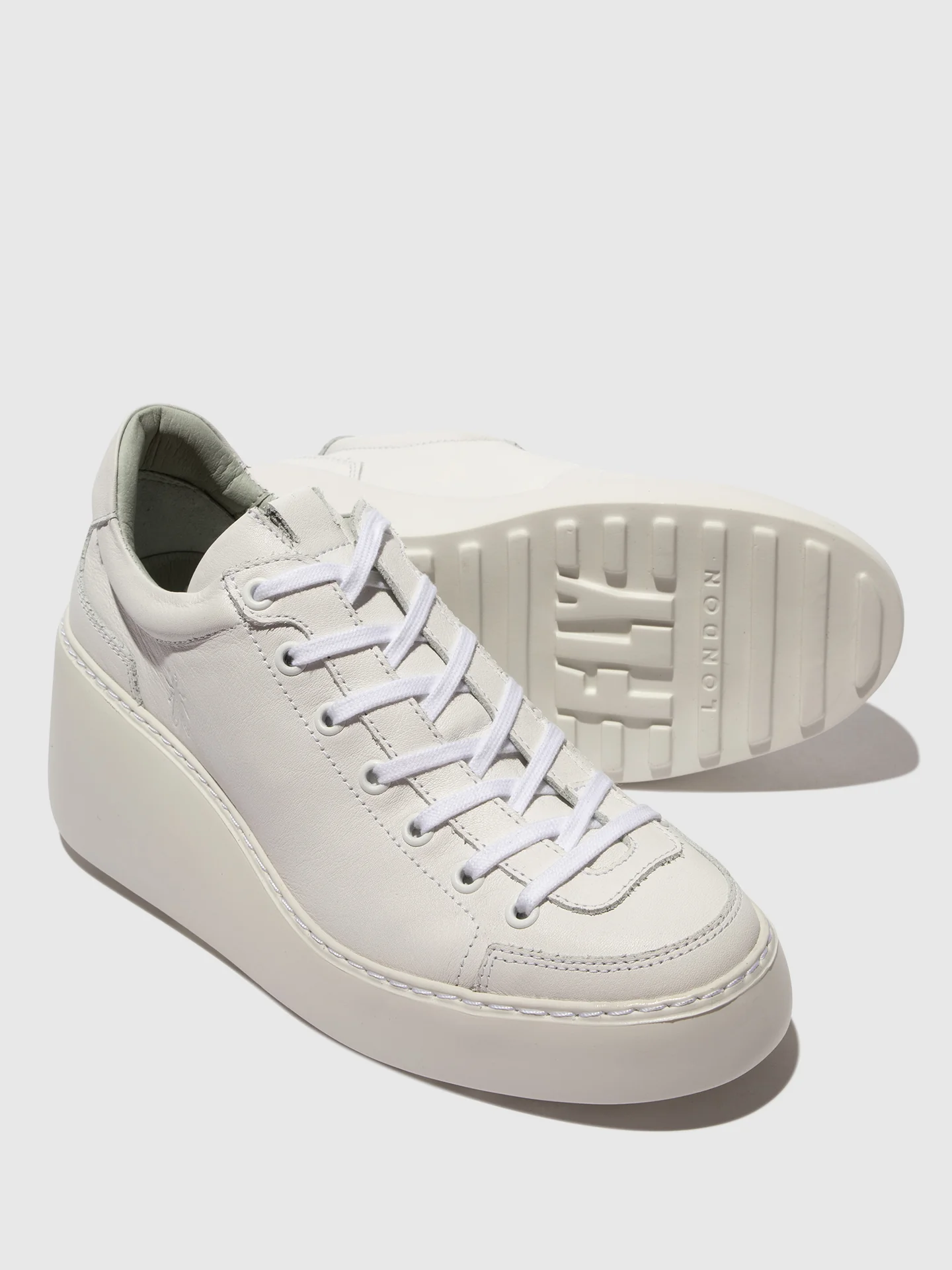 Lace-up Trainers DUFY671FLY WHITE - Image 4