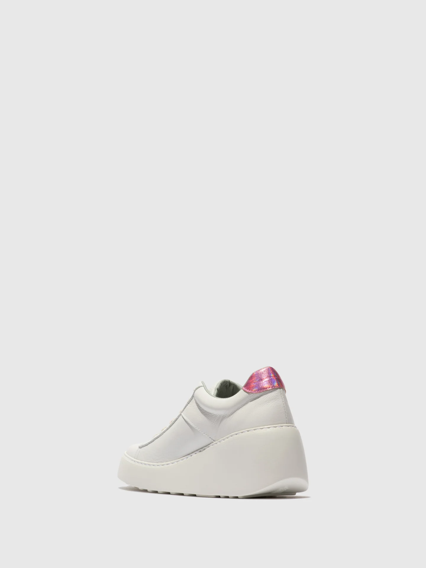 Lace-up Trainers DELF580FLY WHITE/PINK - Image 3