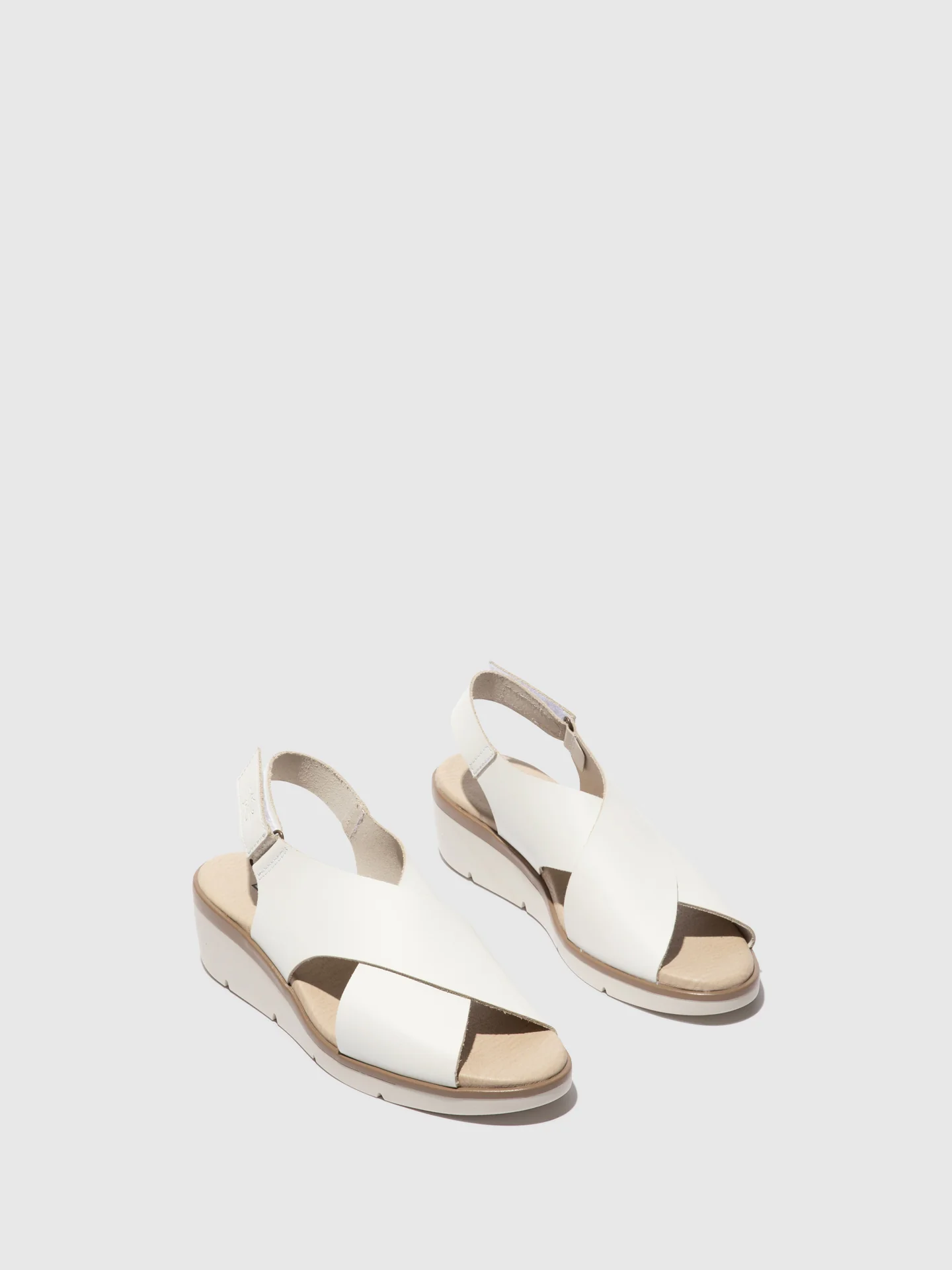 Sling-Back Sandals NABI058FLY WHITE - Image 2