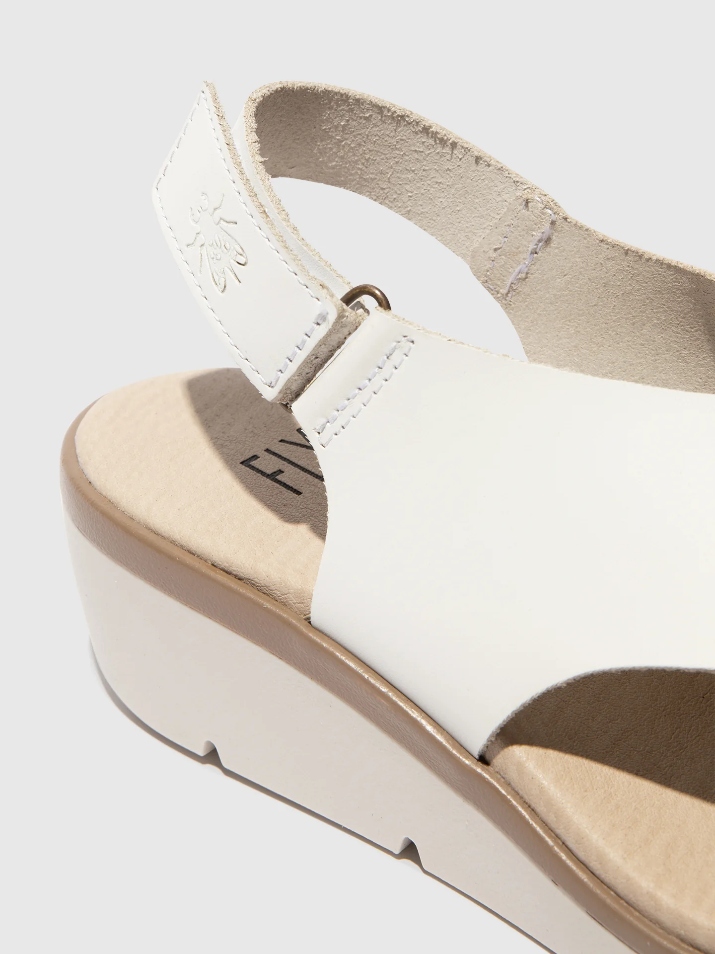 Sling-Back Sandals NABI058FLY WHITE - Image 4