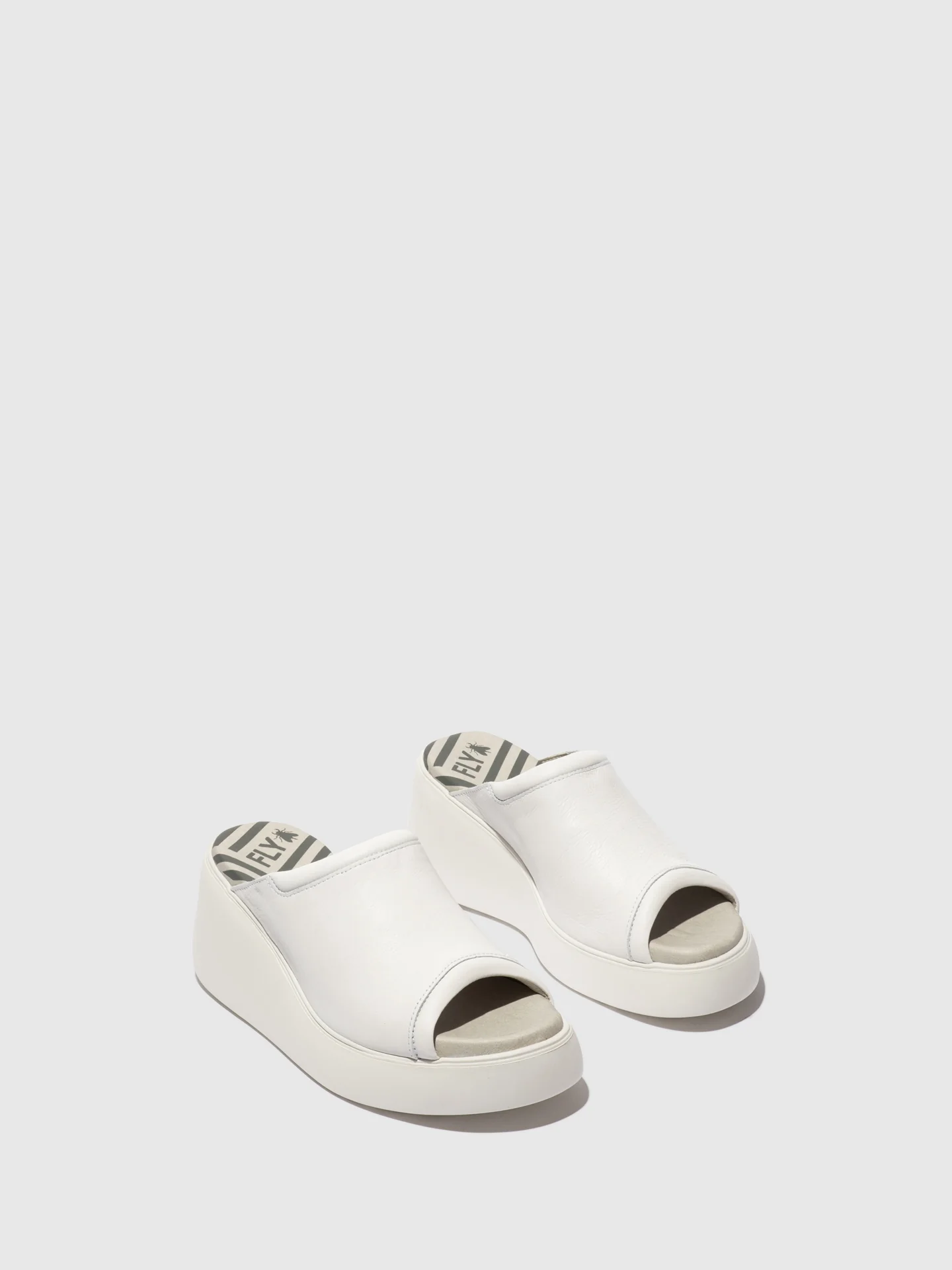 Slip-on Mules DOLI042FLY WHITE - Image 2
