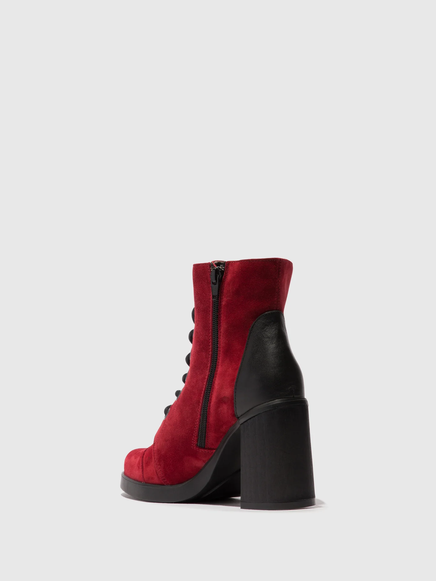 Lace-up Ankle Boots SONY989FLY WINE/BLACK - Image 3