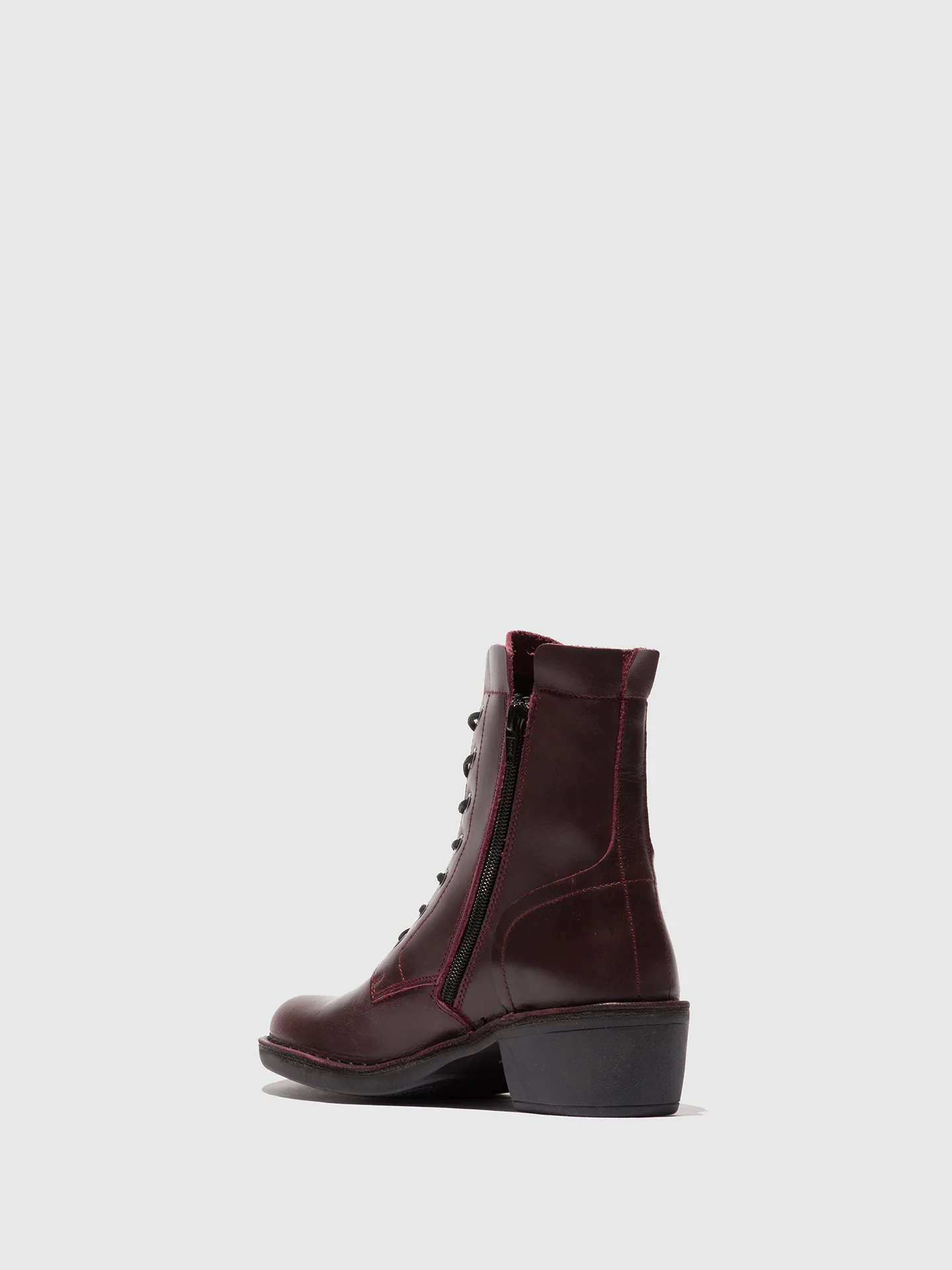Lace-up Ankle Boots MILU044FLY WINE - Image 3