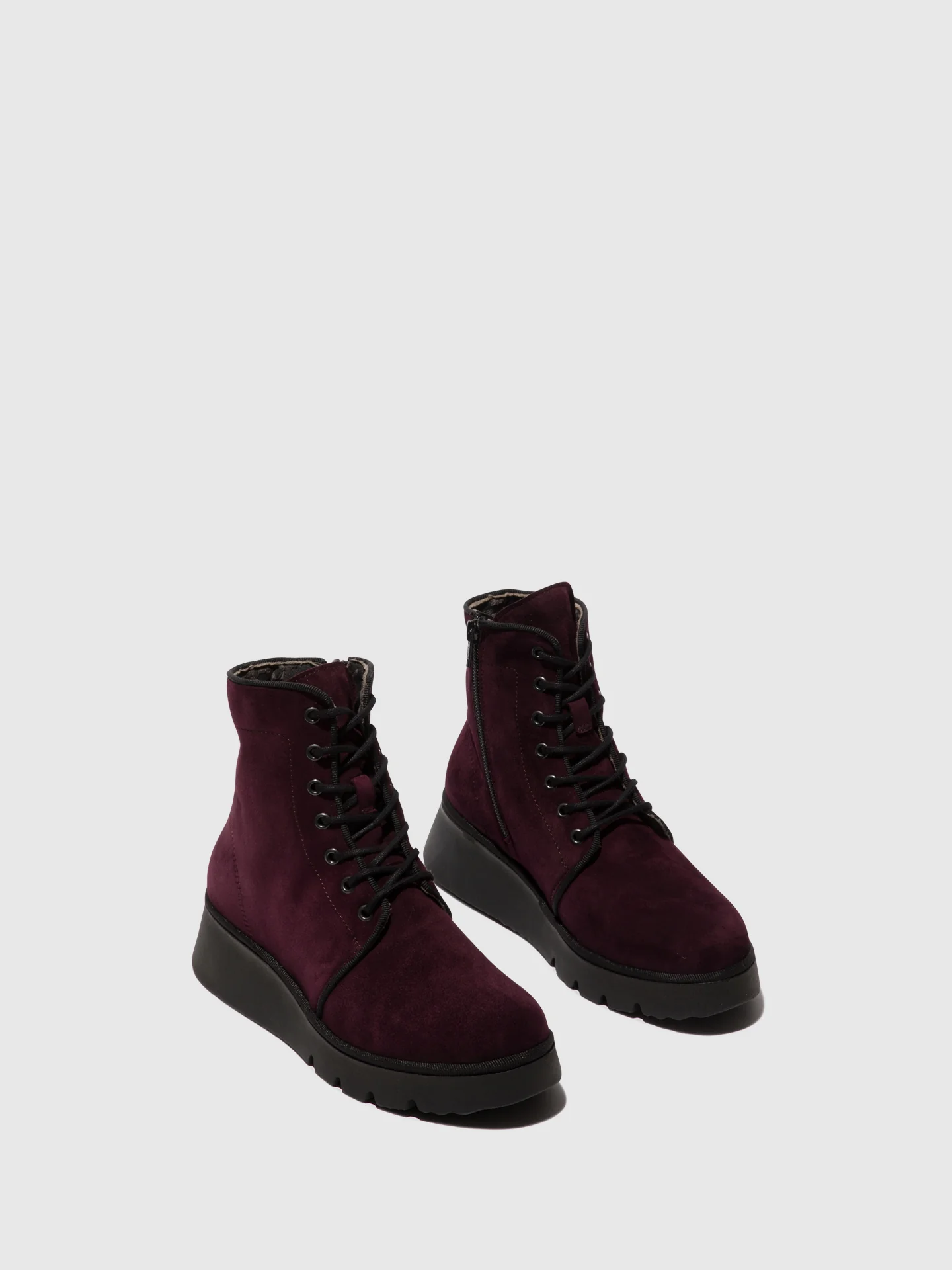 Lace-up Ankle Boots PALL404FLY WINE - Image 2