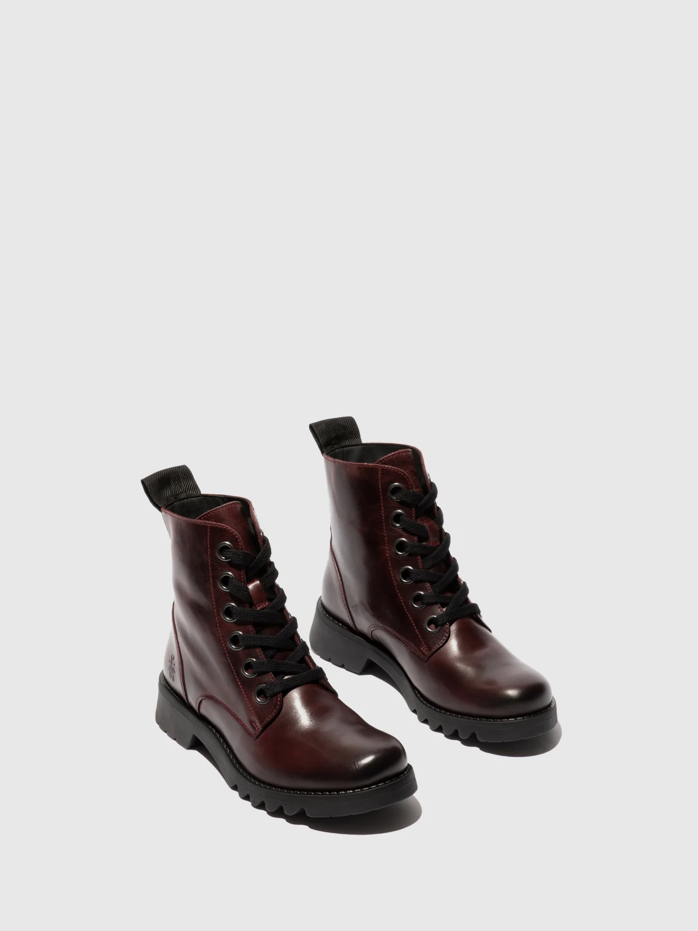 Lace-up Ankle Boots RAGI539FLY WINE - Image 2