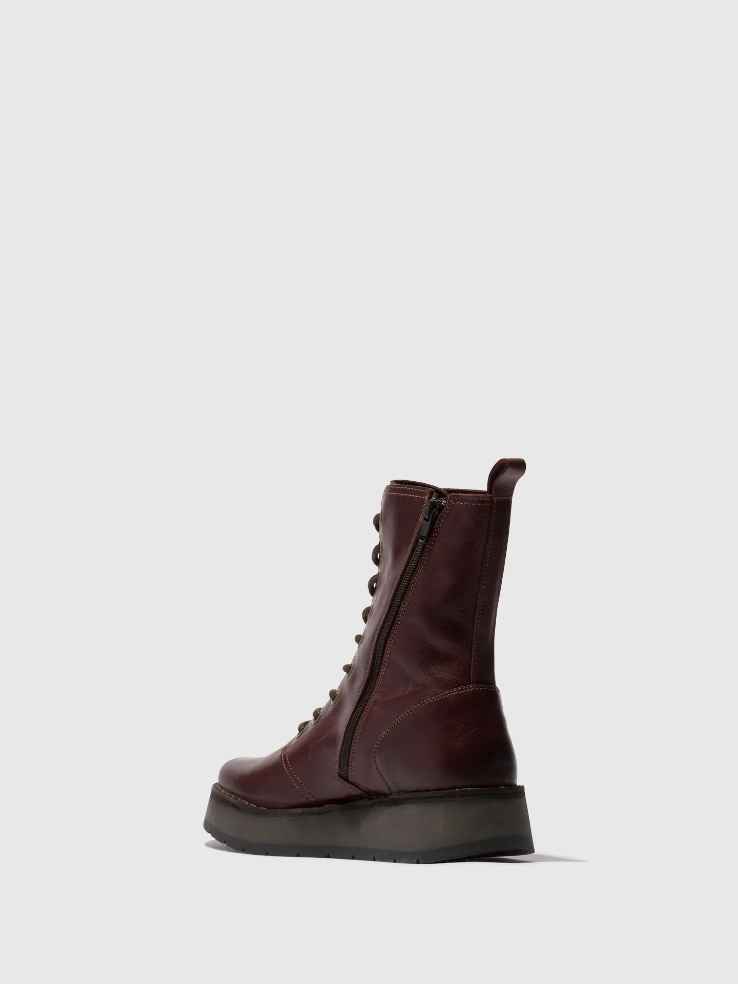 Lace-up Ankle Boots RAMI043FLY WINE - Image 3
