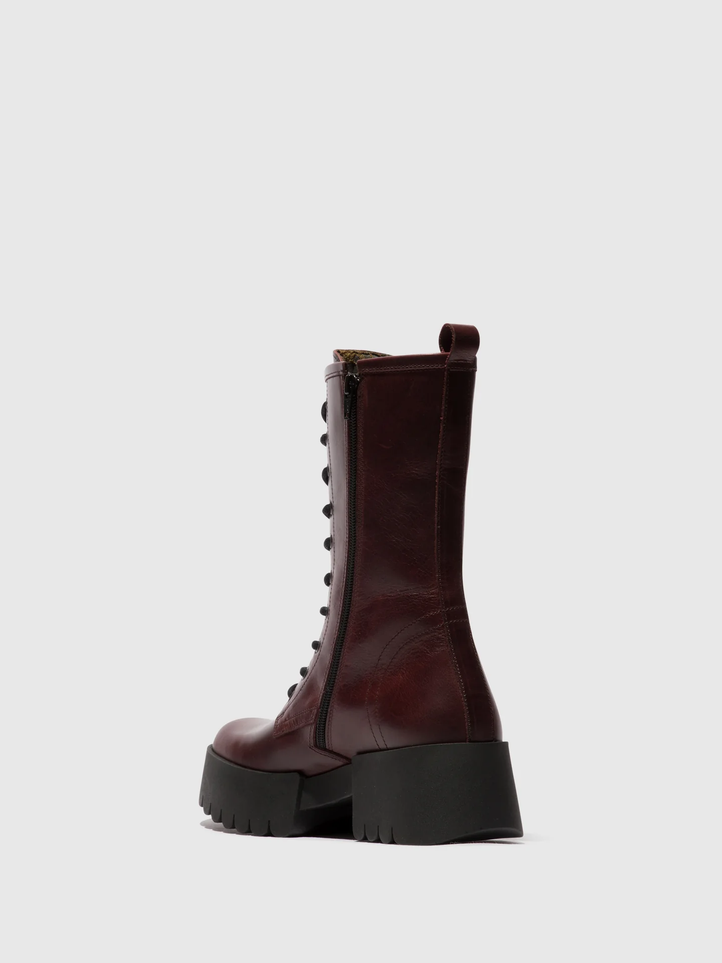 Lace-up Boots ELNA008FLY WINE - Image 3