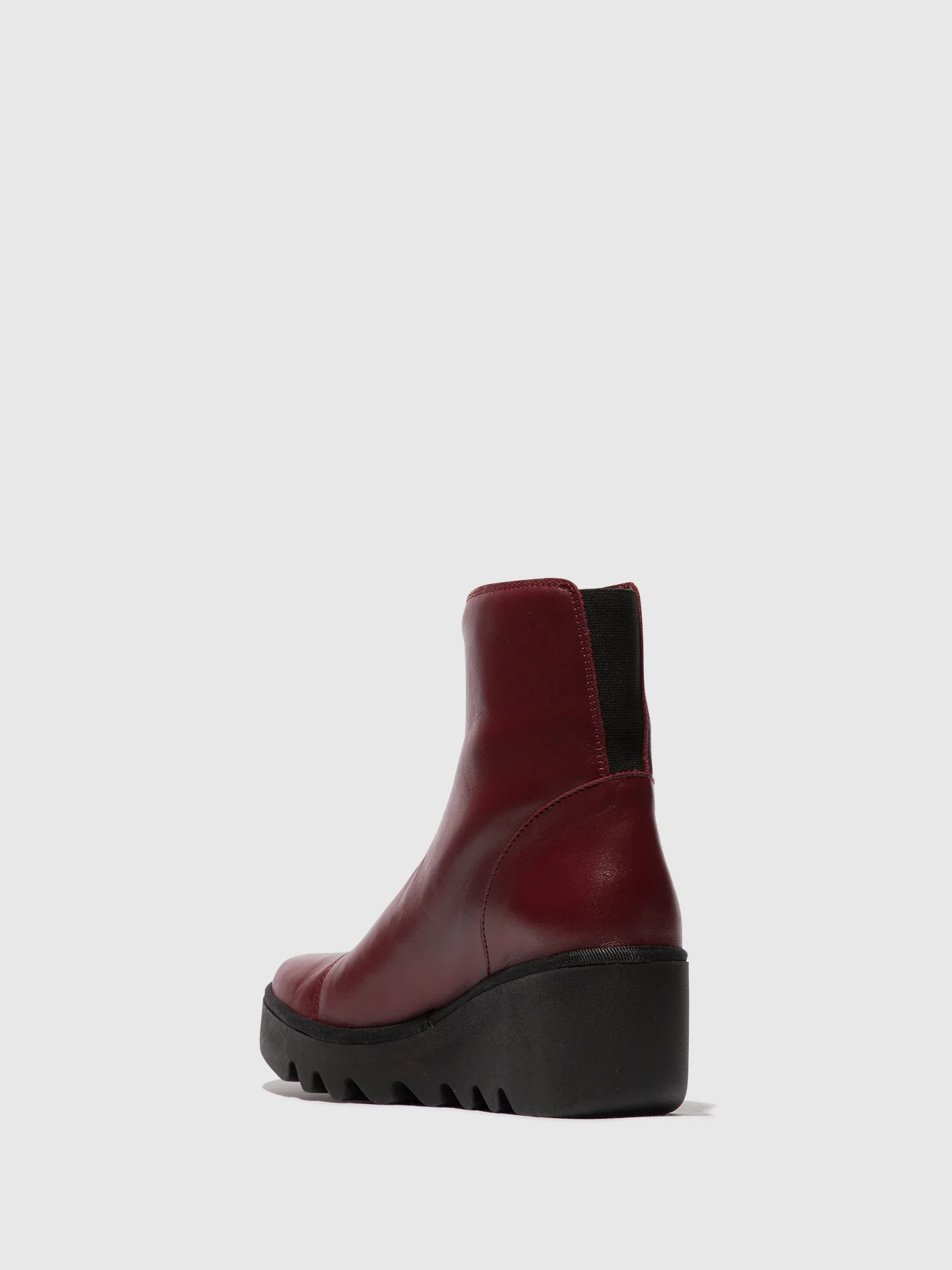 Zip Up Ankle Boots BOCE457FLY WINE - Image 3