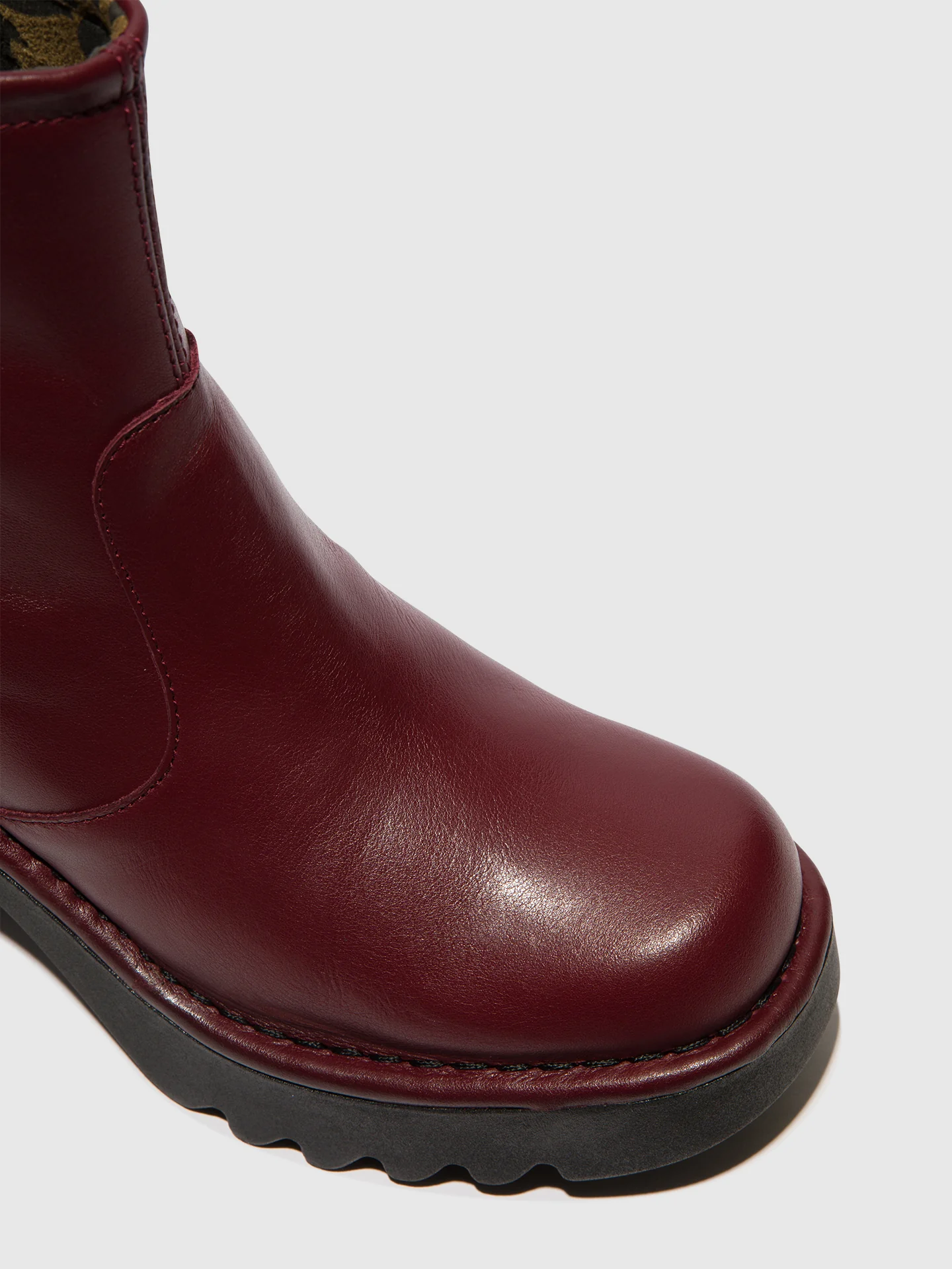 Zip Up Ankle Boots MOGE250FLY WINE - Image 4