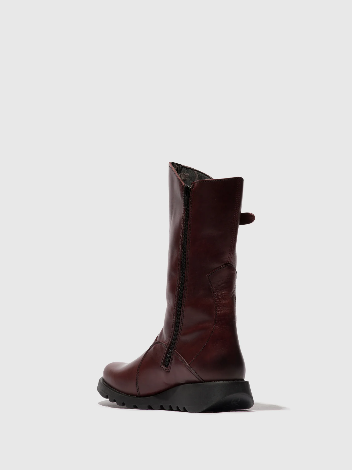 Buckle Boots MES 2 WINE(BLACK SOLE) - Image 3