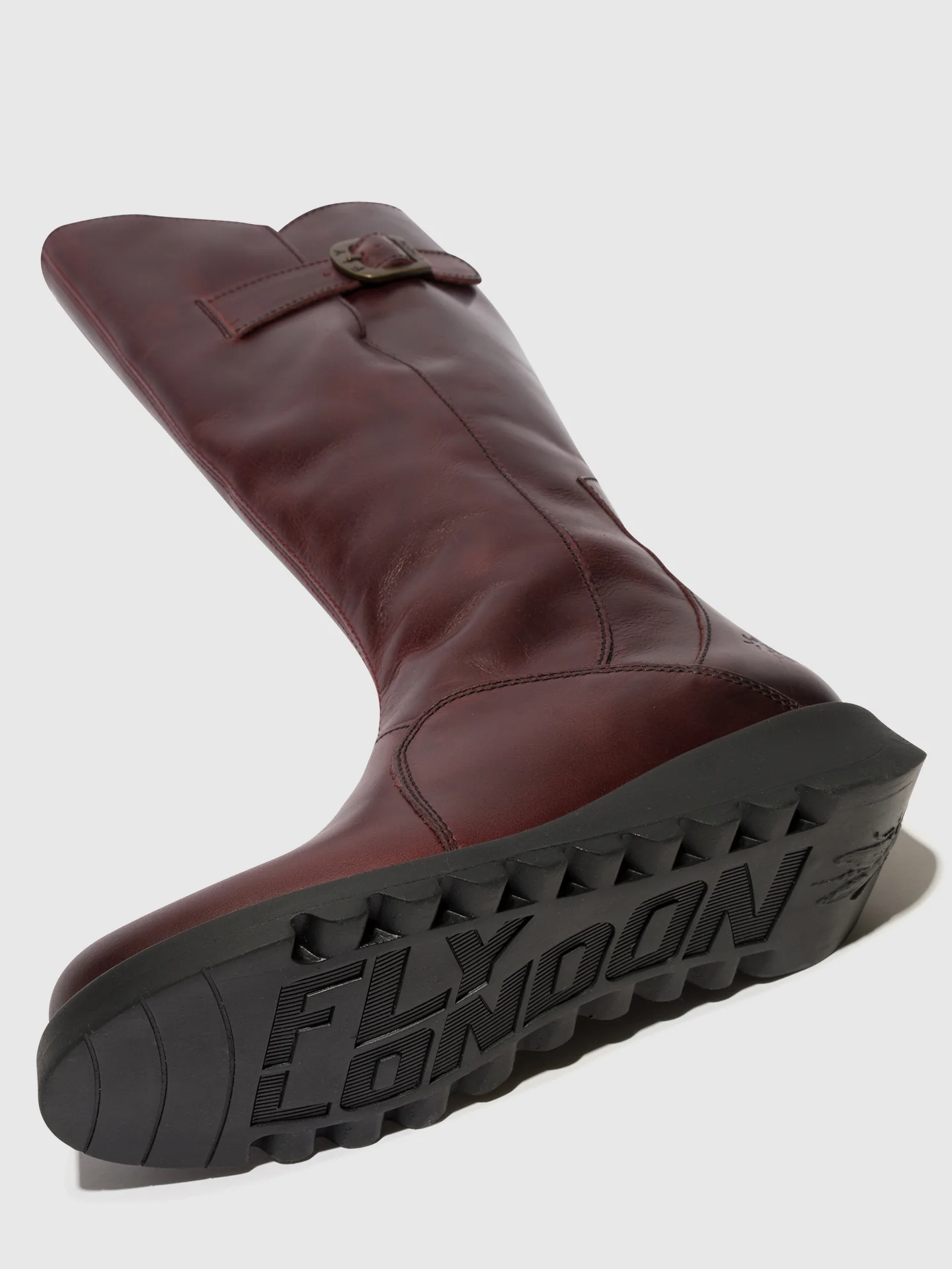 Buckle Boots MOL 2 WINE(BLACK SOLE) - Image 4