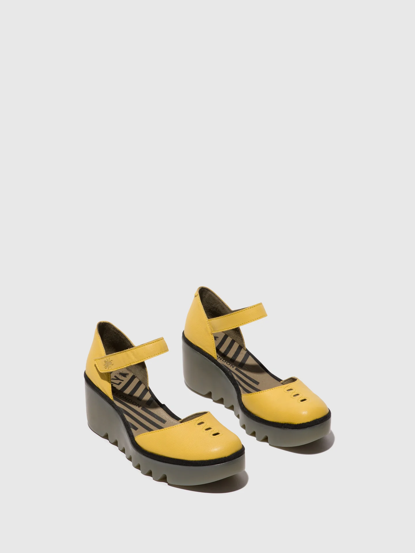 Ankle Strap Sandals BISO305FLY YELLOW - Image 2
