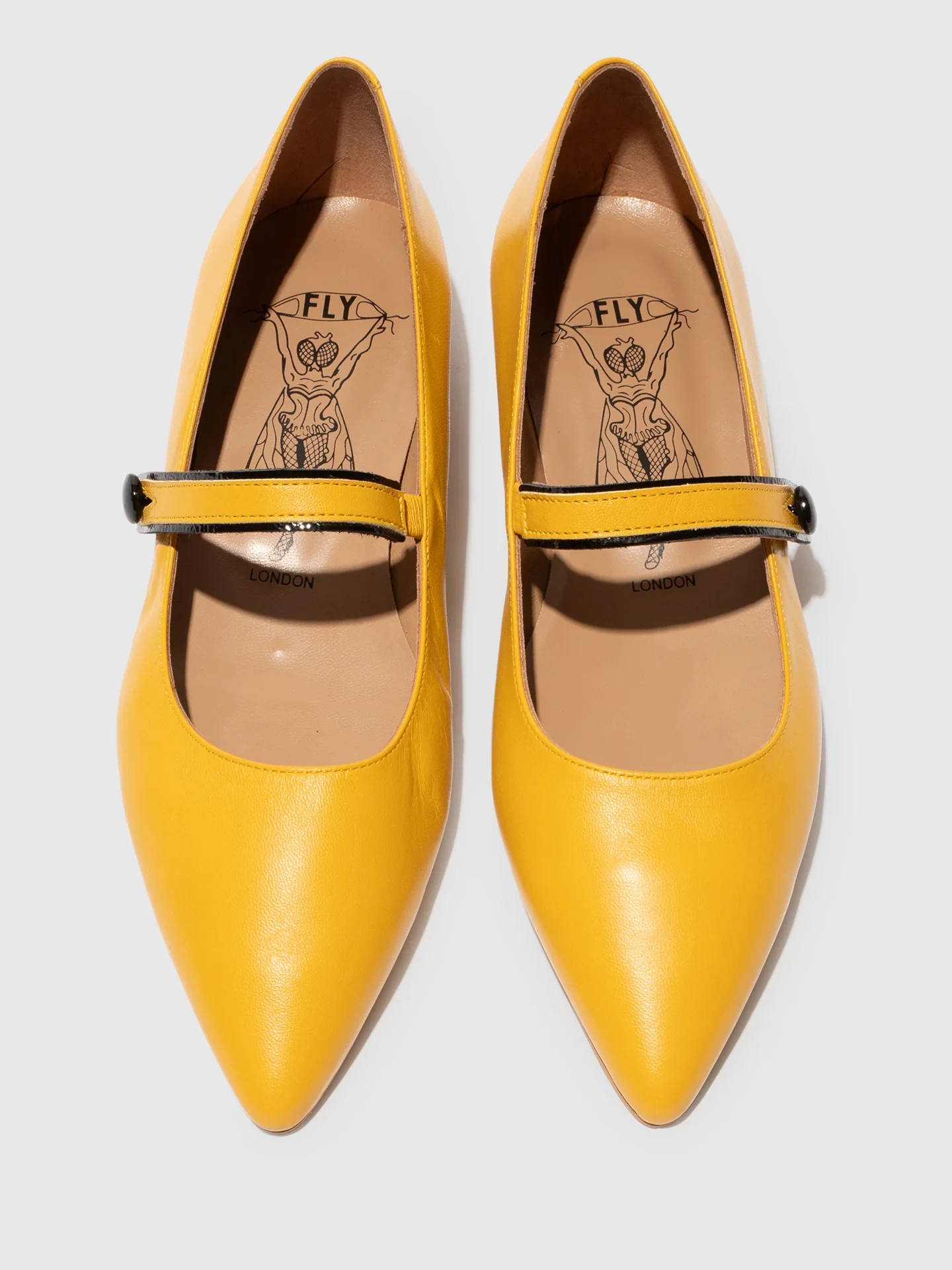 Pointed Toe Shoes SULN265FLY YELLOW/BLACK - Image 4