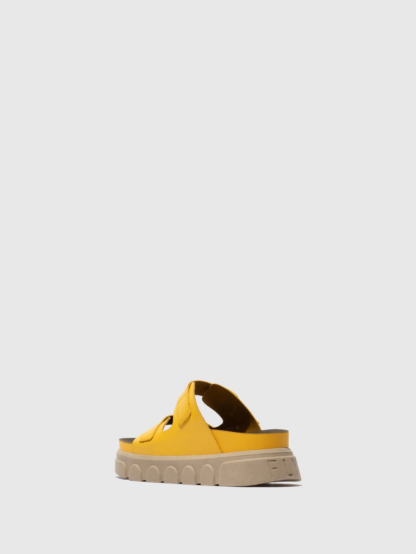 Buckle Mules CIDE946FLY YELLOW - Image 3