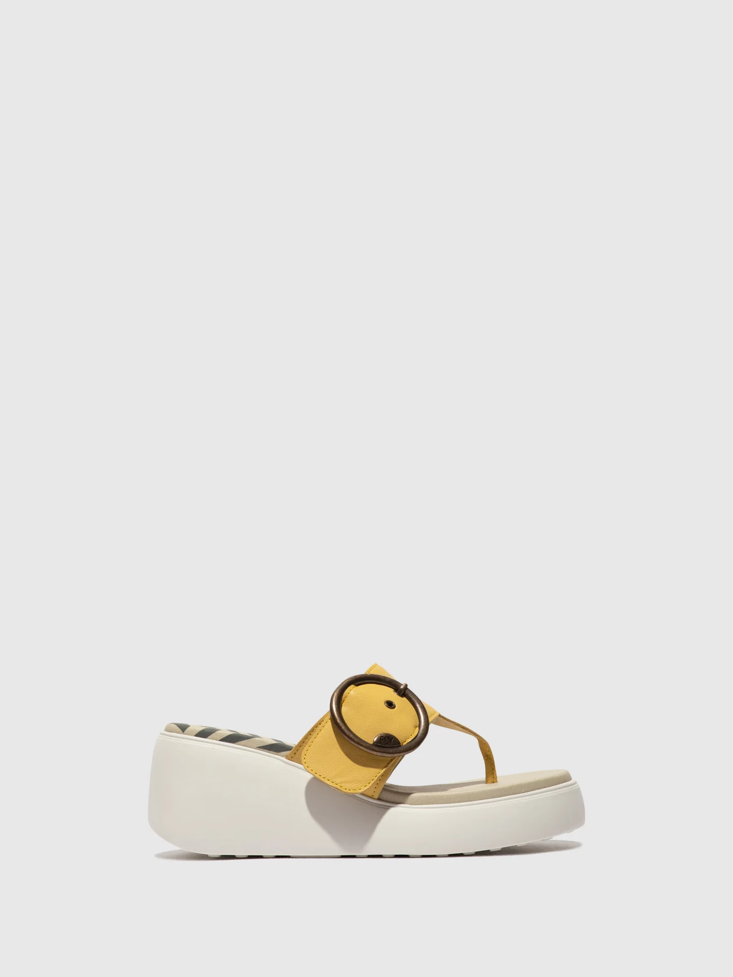 Buckle Mules DAFI938FLY YELLOW