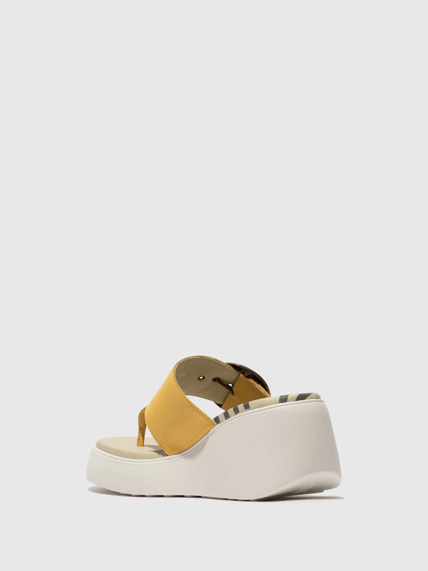 Buckle Mules DAFI938FLY YELLOW - Image 3
