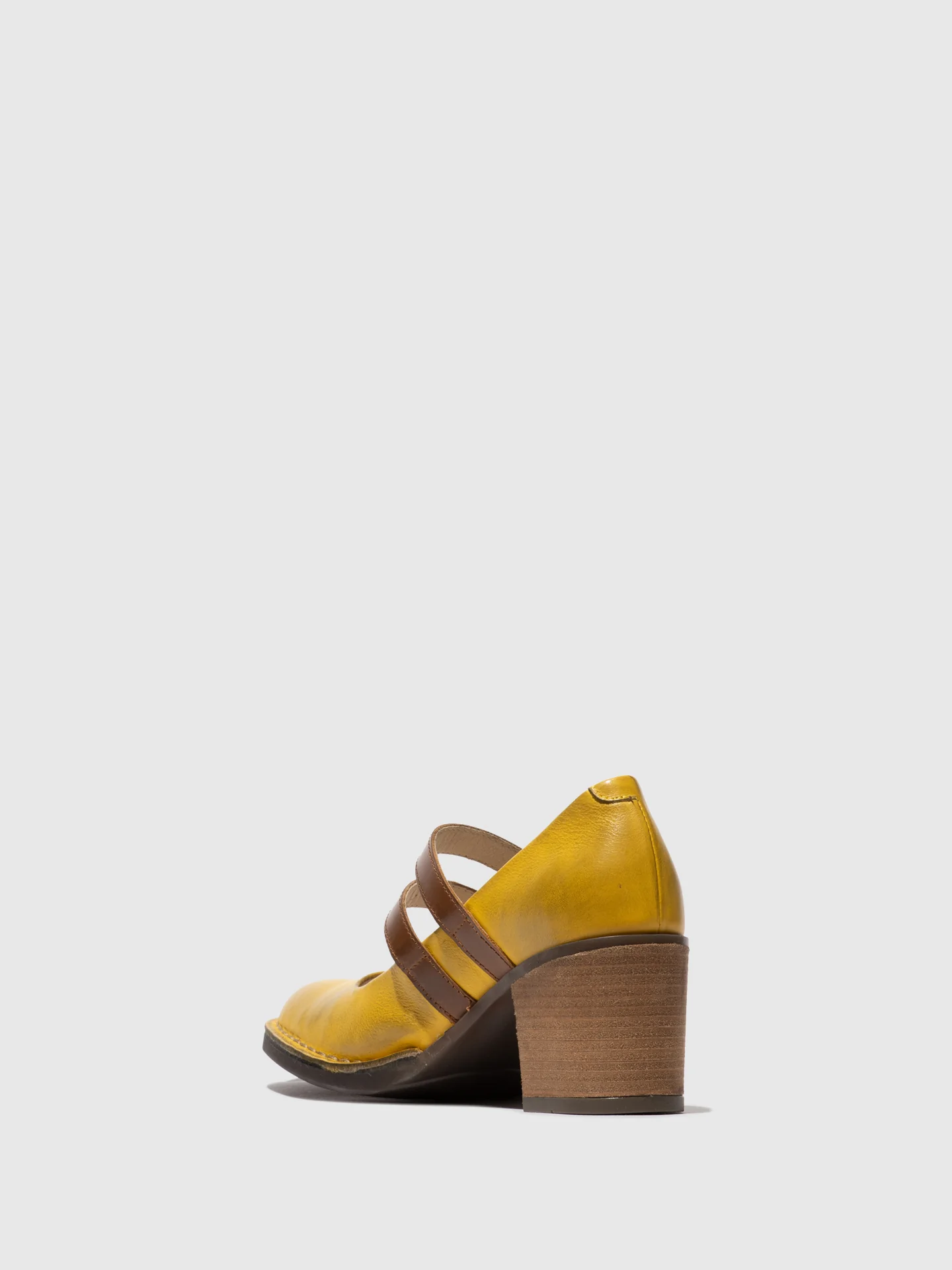 Double Buckle Shoes BALY106FLY YELLOW/CAMEL - Image 3