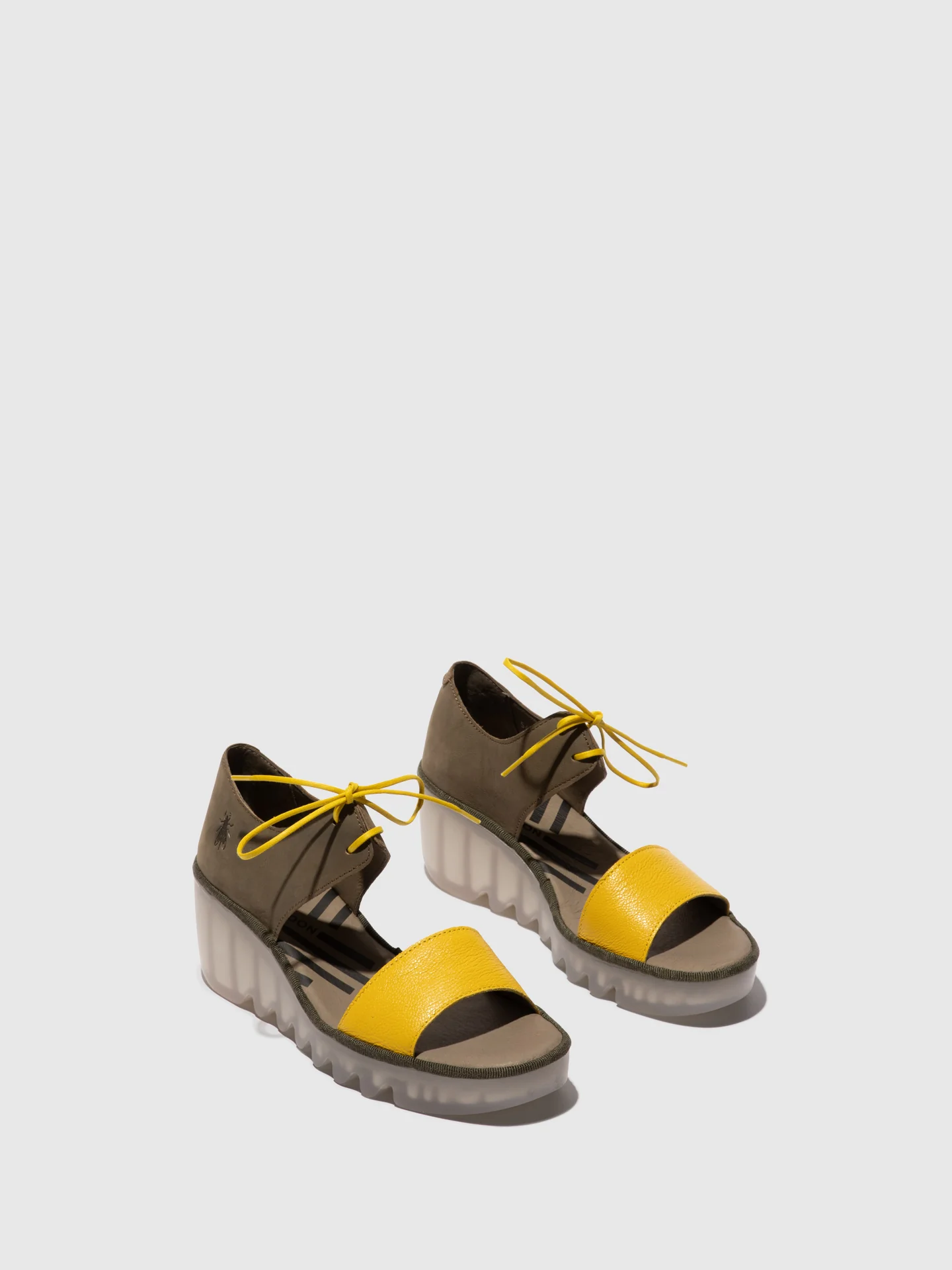 Lace-up Sandals BILU465FLY YELLOW/KHAKI - Image 2