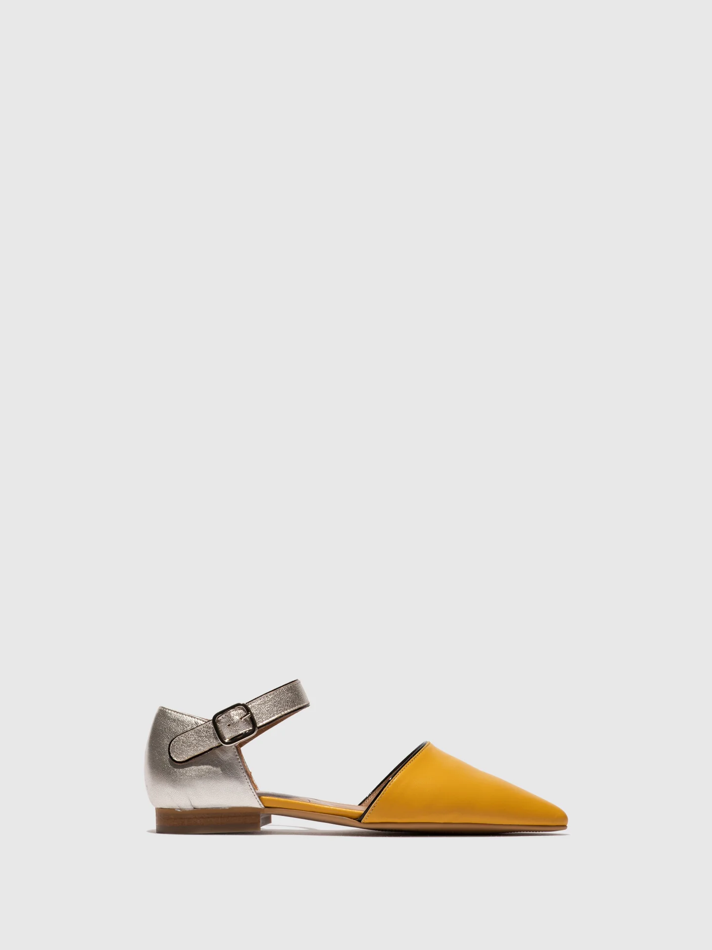 Pointed Toe Shoes SARJ266FLY YELLOW/SILVER/BLACK