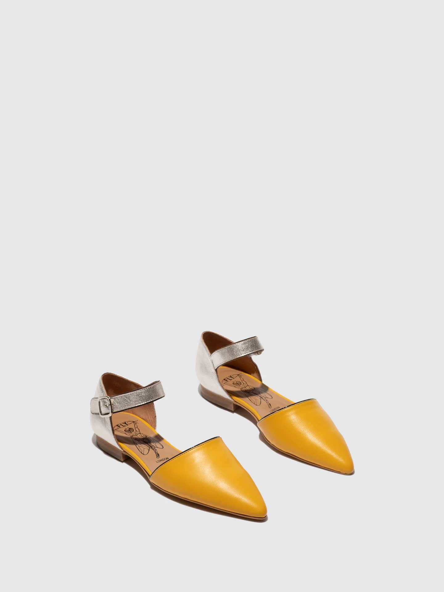 Pointed Toe Shoes SARJ266FLY YELLOW/SILVER/BLACK - Image 2