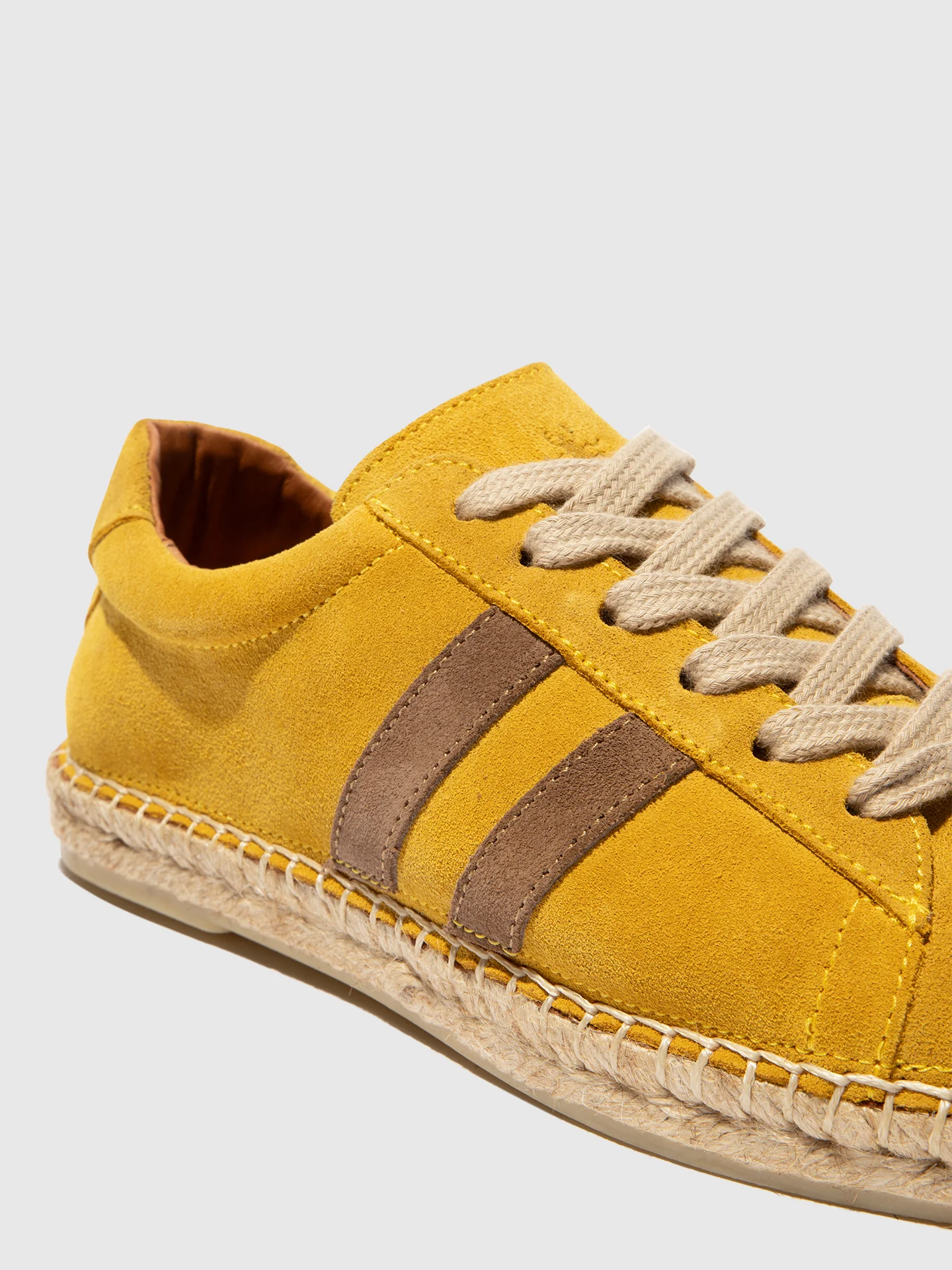 Lace-up Espadrilles SCAW530FLY YELLOW/TAN - Image 4