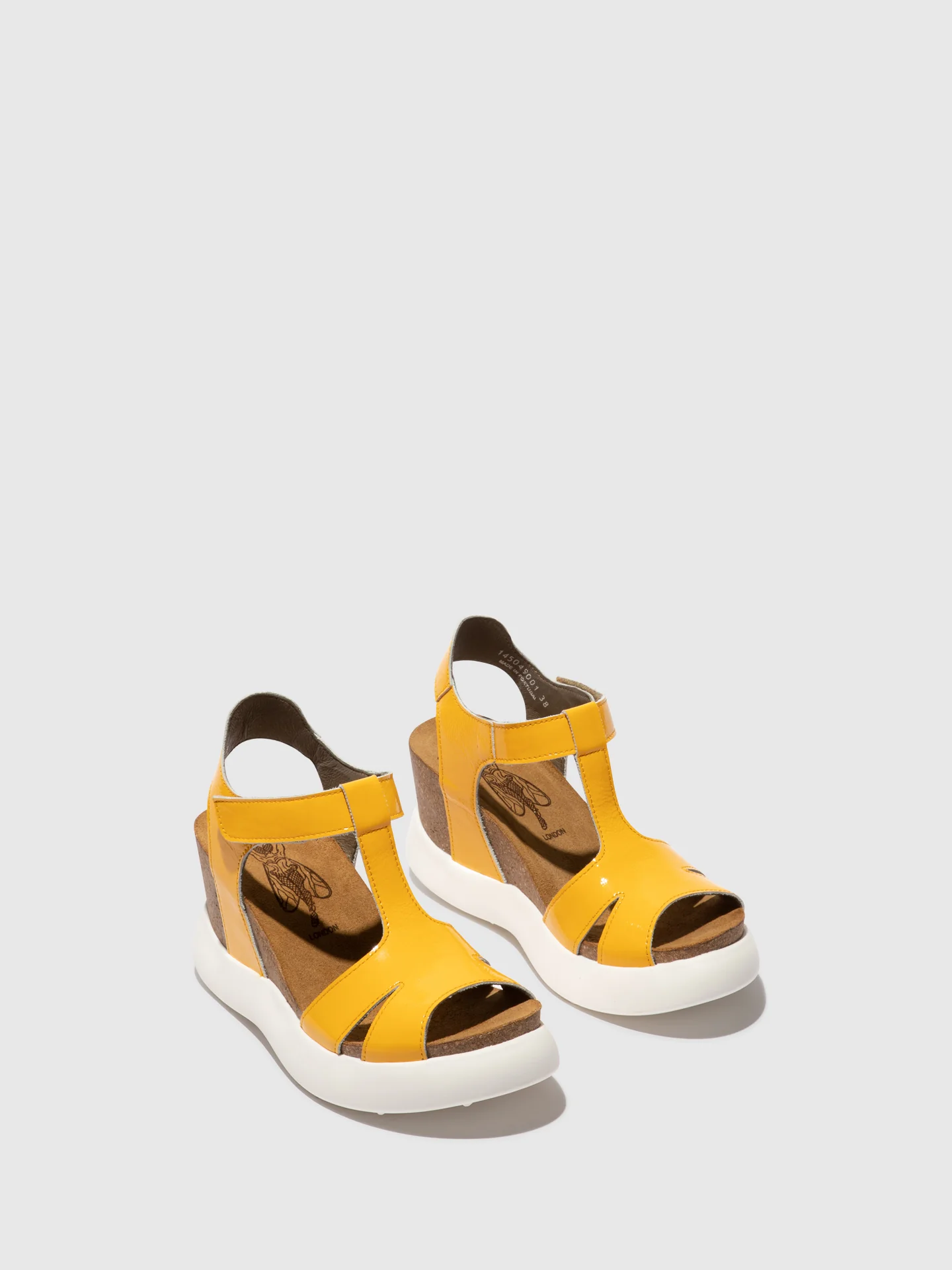 Velcro Sandals GUFI049FLY YELLOW - Image 2