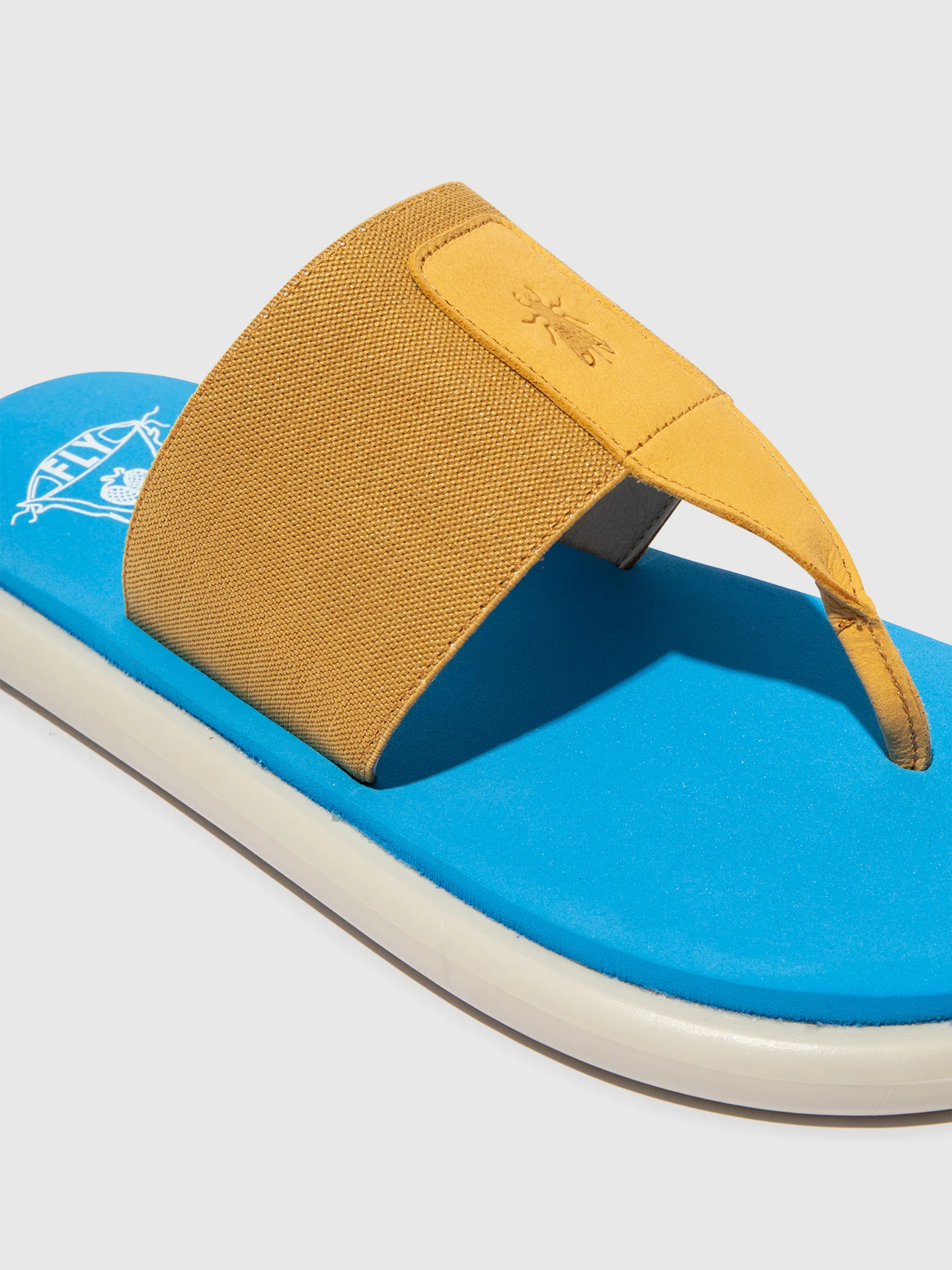 Slip-on Sandals ONIA065FLY YELLOW/YELLOW/AZURRE - Image 4